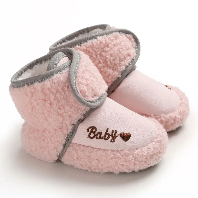 Baby Winter Warm First Walkers Cotton Baby Shoes Cute Infant Baby boys girls shoes soft sole indoor shoes for 0-18M - Shello's Creative Boutique
