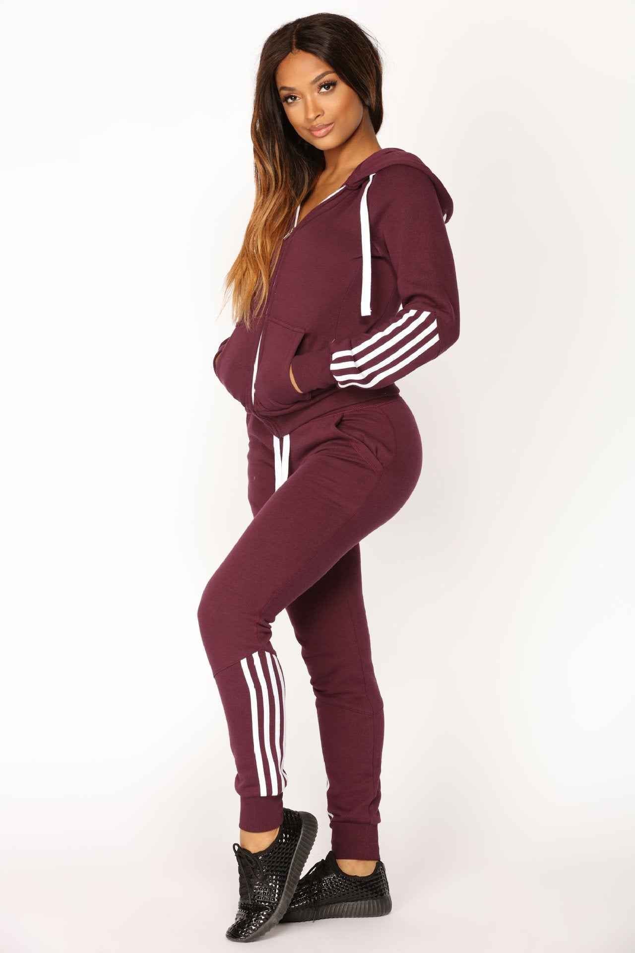 Women’s Pant Tops 2-Piece Tracksuit Set – Stylish Casual Leisurewear