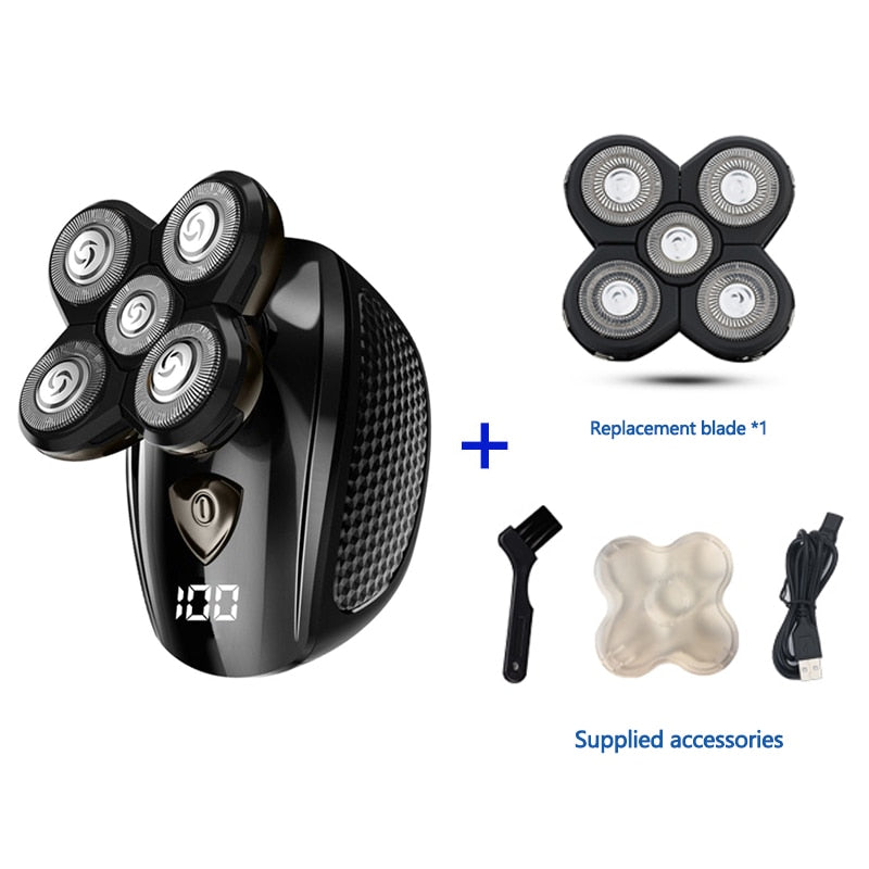 Multifunctional Grooming kit Electric Shaver Wet Dry For Men Electric Razor Rechargeable Bald Head Shaving Machine Beard Trimmer eprolo