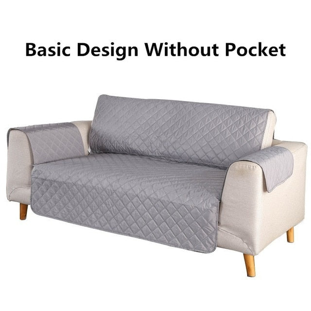 Sofa Couch Cover Chair Throw Pet Dog Kids Mat Furniture Protector Reversible Removable Armrest Slipcovers 1/2/3 Seat eprolo