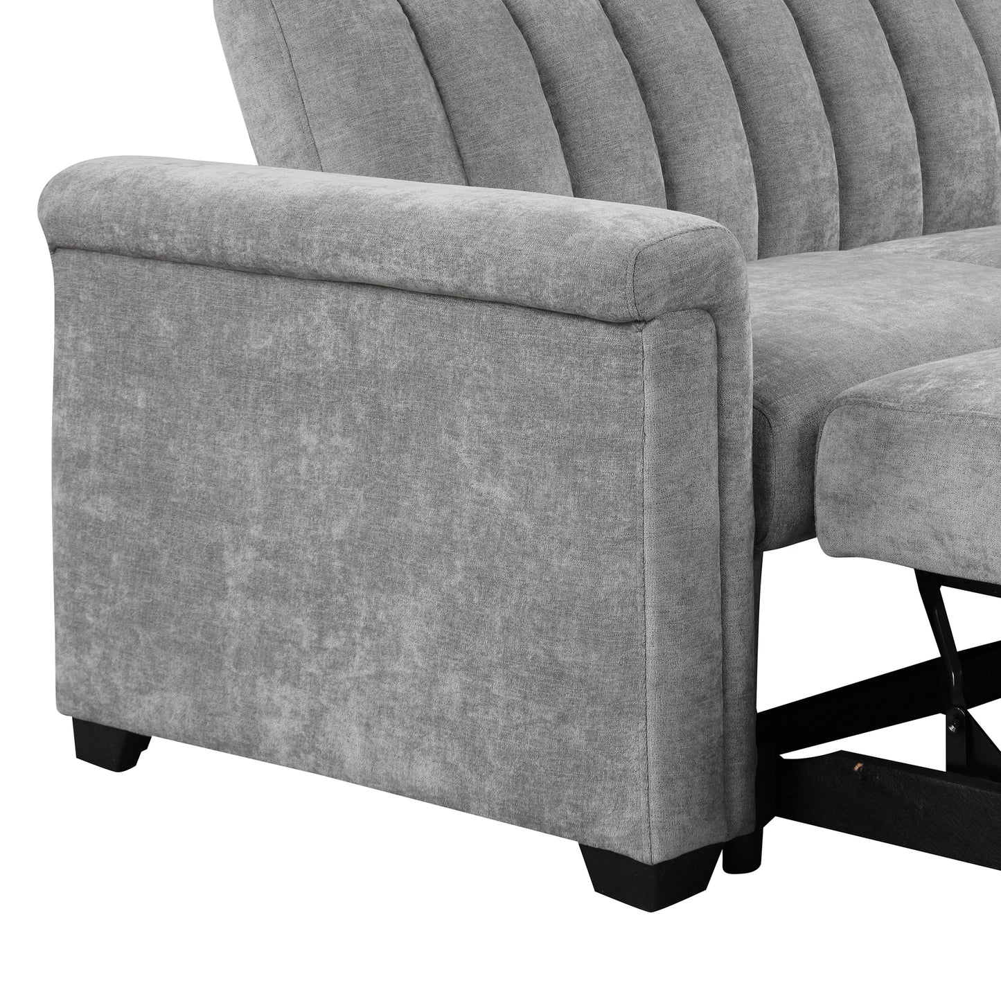 U_STYLE Convertible Soft Cushion Sofa Pull Bed ,for Two People to Sit On eprolo