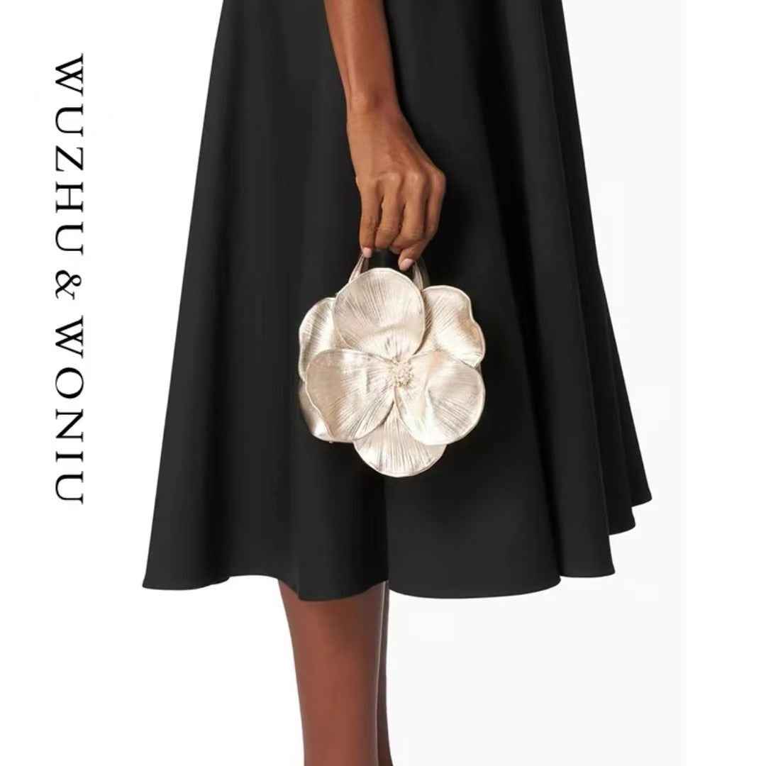 New Chinese Style Tea Flower Bucket Banquet Petals Small Bag