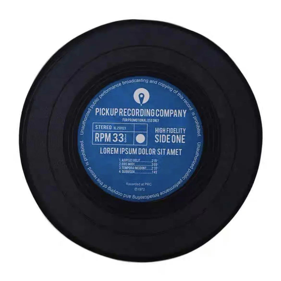 Vinyl Record Desk Floor Mat – Stylish & Non-Slip Retro Carpet - Shello's Creative Boutique