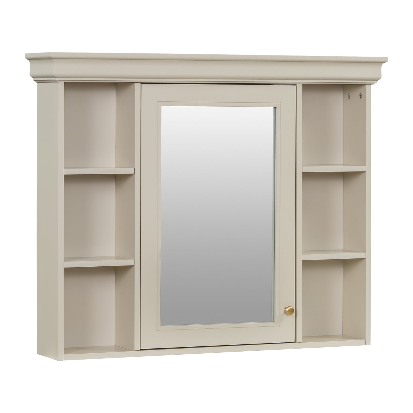 35'' x 28'' Blue Wall Mounted Bathroom Storage Cabinet with Mirror Door, Modern Bathroom Wall Cabinet with Mirror eprolo