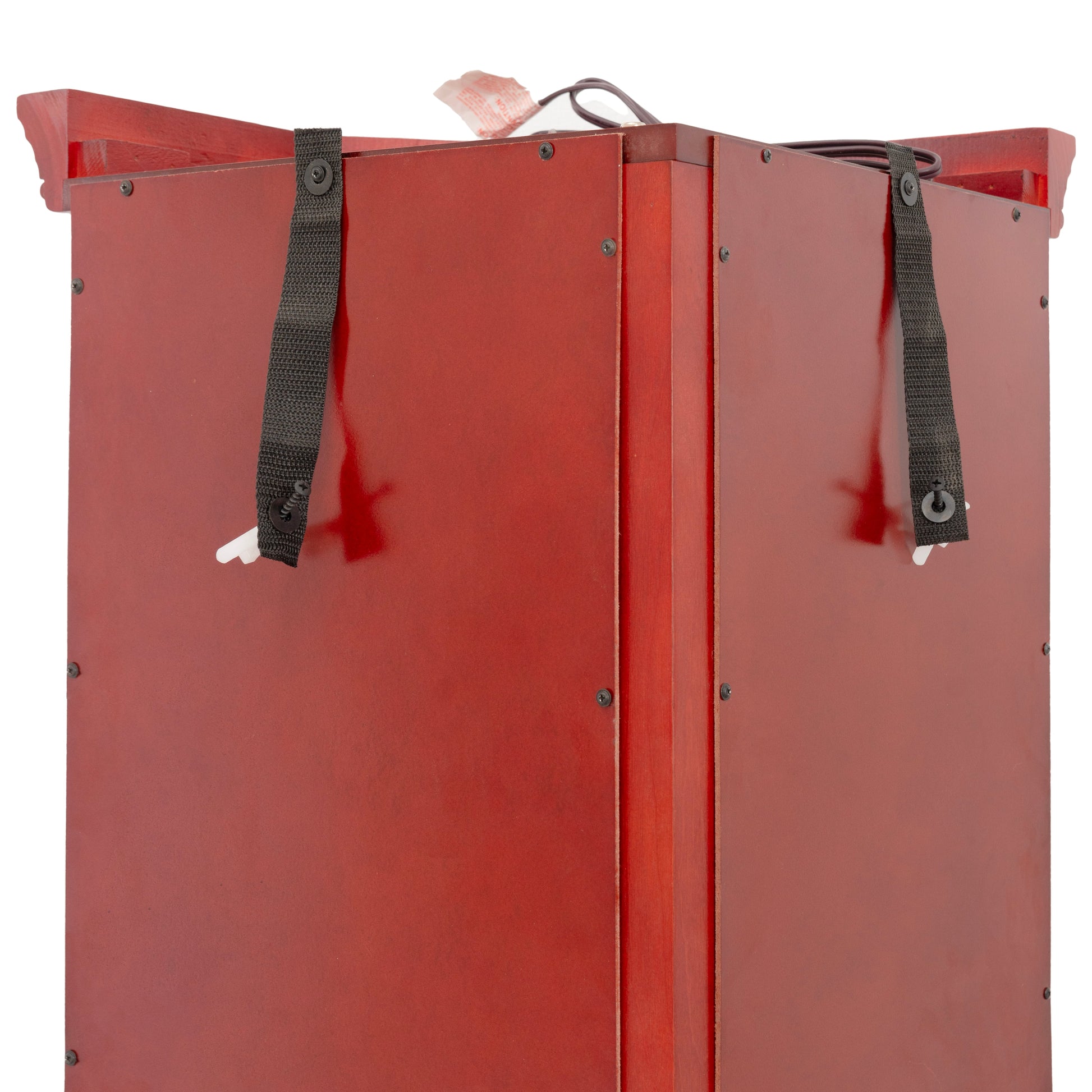 Corner Curio cabinet with illuminated glass display stand and tempered glass door, with adjustable bracket and light bulb eprolo