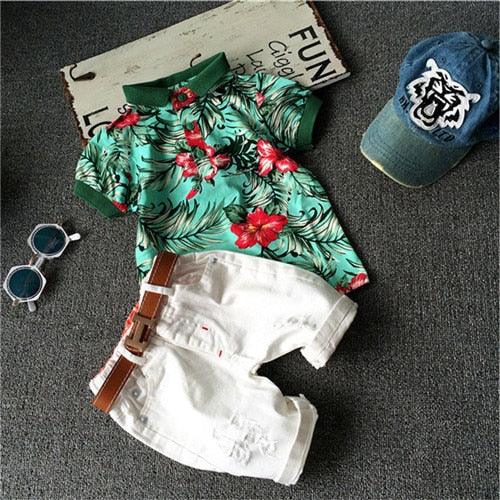 Children Clothing Sets Baby Boys Girls T Shirts+Shorts Pants Sports Suit Kids Clothes - Shello's Creative Boutique