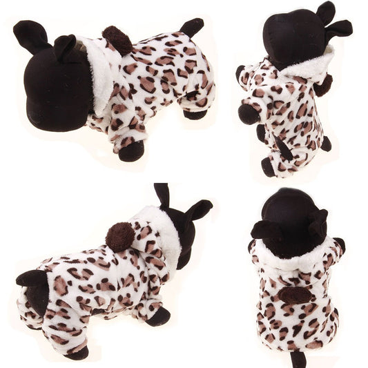 New Winter Pet Coat Teddy Cotton Coat Deer Sweater Pet Clothing Dog Clothing Winter Shello Creative Boutique