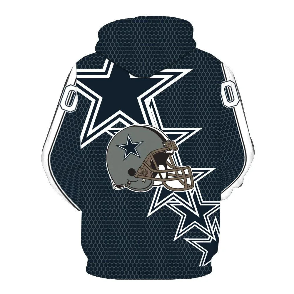 Dallas Cowboy 3D Printed Hoodies for Men Women - Shello's Creative Boutique