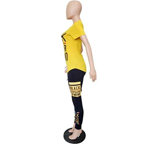 Women 2 Piece Sports Joggers Tracksuit Suit - Shello's Creative Boutique