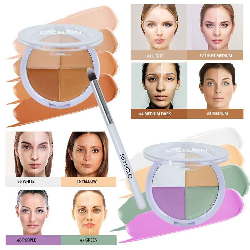 O'CHAIN Four-Color Concealer Set | Cover Spots, Acne & Dark Circles