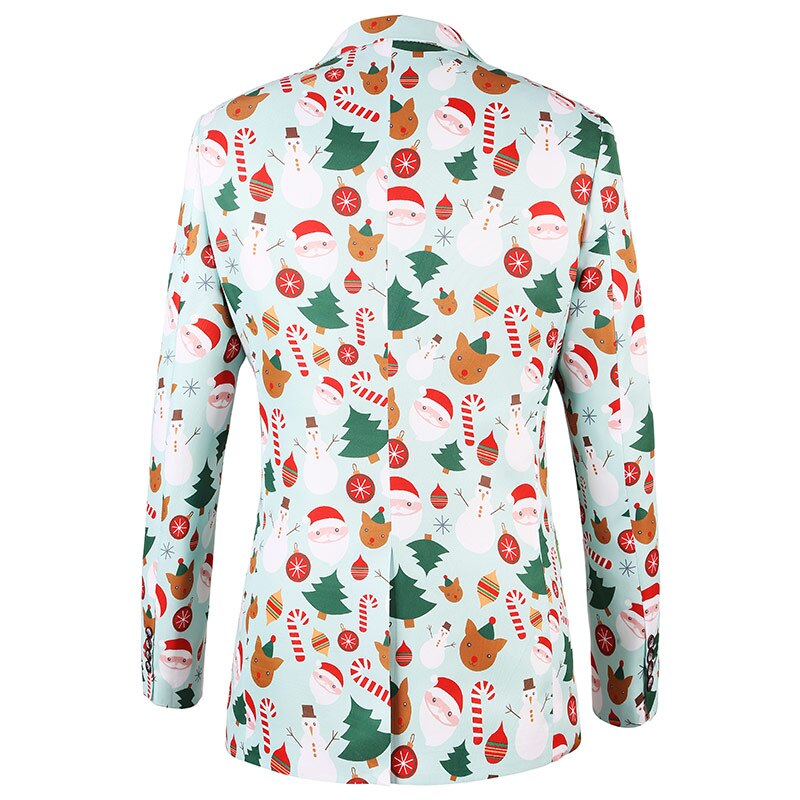 Christmas designer Men Clothing Luxury Designer Mens Blazer print Jacket Stylish Fancy Brand floral Males Suits Blazers