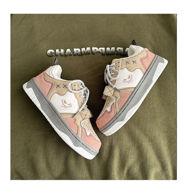 Men shoes trend niche breathable thick bottom hit color casual shoes high street couple sports design sense sneakers eprolo
