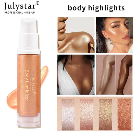 New Full-Body Beach Sexy Highlighter Lotion Brightening Skin And Brightening Highlighter Liquid Milk Body Highlighter - Shello's Creative Boutique
