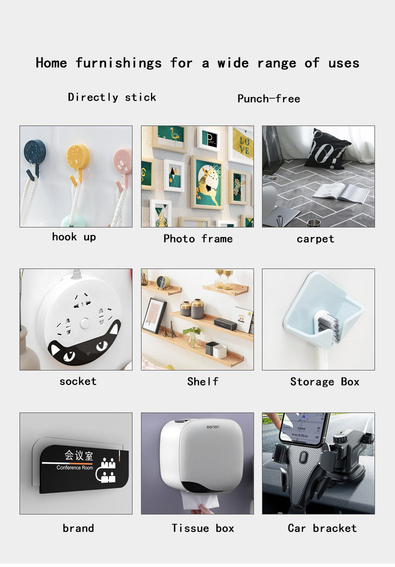 Nano Magic Adhesive Strongly Fixed Double-Sided Adhesive For Wall Traceless Adhesive Paste Double-Sided Adhesive Velcro