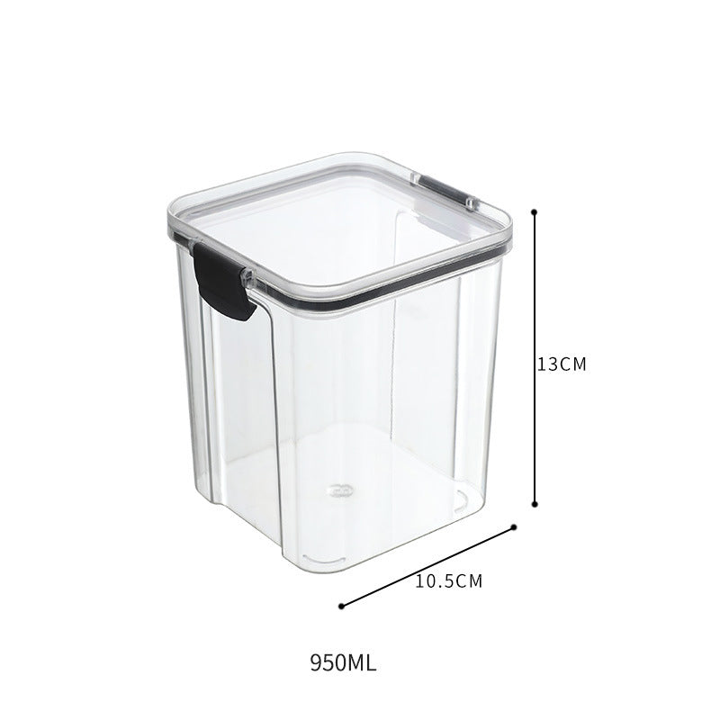 Sealed Cans Of Whole Grains Kitchen Storage Food Grade Transparent Plastic Cans Box Snacks Dry Goods Tea Storage Cans eprolo