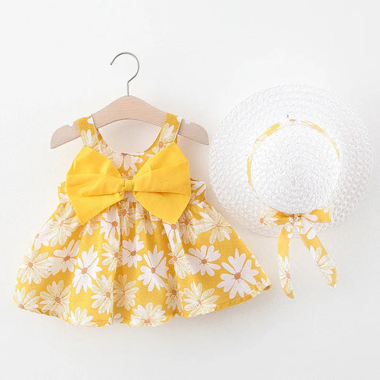 Eprolo Summer Baby Girl Vest Skirt – The Perfect Princess Dress for Warm Days - Shello's Creative Boutique