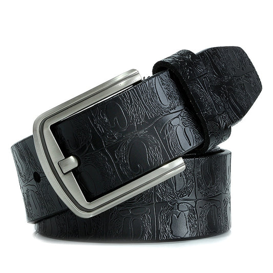 Pin Buckle Genuine Leather Cowhide Belt Jeans Belts For Men eprolo