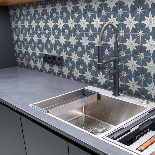 Funlife City Light Waterproof Brick Wall Stickers - Thickened PVC Self-Adhesive Decorative Stickers for Kitchen and Bathroom