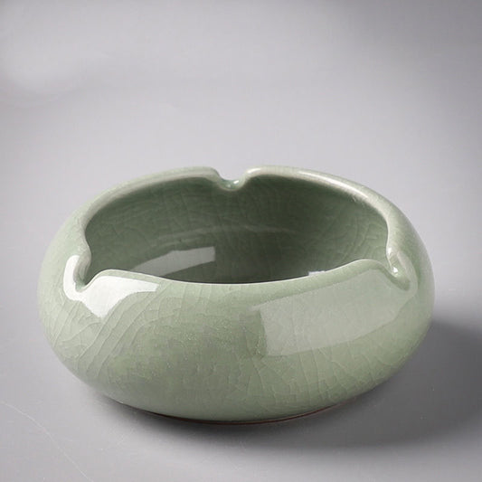 Ceramic ashtray home living room office personality creative retro anti-fly ash ashtray eprolo