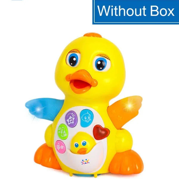 Flapping Yellow Duck Toy - Interactive Musical Baby Toy for 1-3 Years | Battery Operated - Shello's Creative Boutique