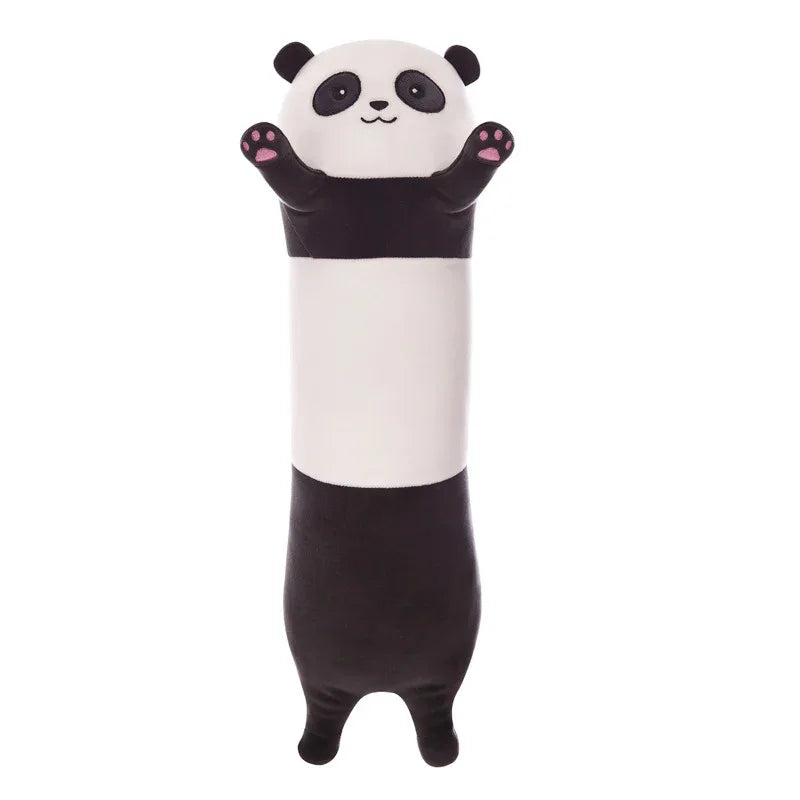 Long Panda Plush Toy - Soft Cuddle Pillow Doll with Down Cotton Filling | Multiple Sizes - Shello's Creative Boutique