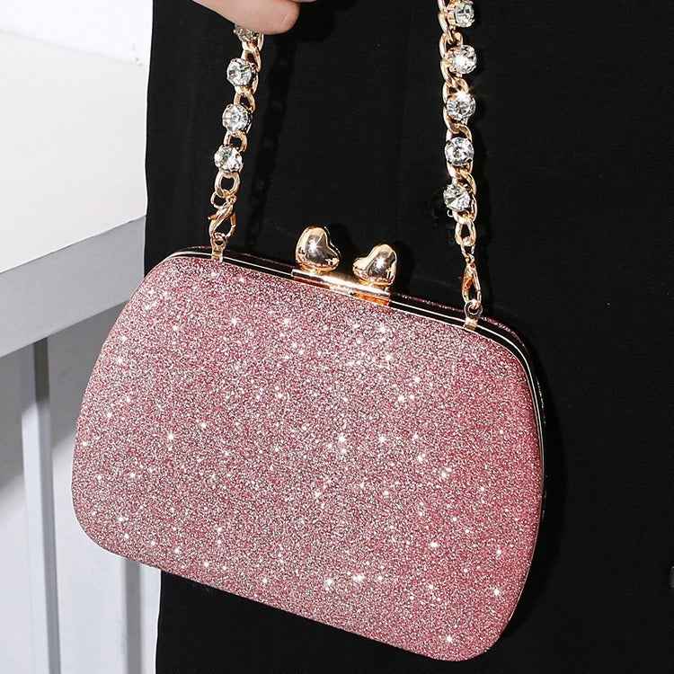 Little Love Water Diamond Handheld Bag - Celebrity Banquet Small Square Crossbody Bag
