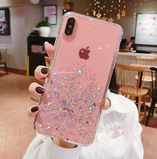 Night Shining Glitter Case Sequin iPhone Case - Shello's Creative Boutique