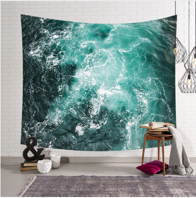 3D Beach Wall Tapestry Hanging Decor Hippie Retro Yoga Beach Towel 150x130cm/150x102cm