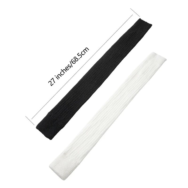 AOTOLK Leg Warmers Women Sexy Socks Over Knee Stockings Winter Warm Soft Gaiters Leggings Hollowed Foot Heel Female Long Sock eprolo