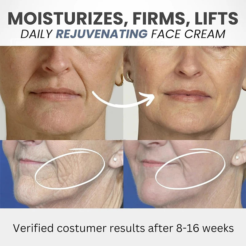 Collagen Face Cream Anti Aging Skincare for Wrinkles Firming Lifting Protect Repair Aging Skin With Collagen Ceramide Skin Care - Shello's Creative Boutique