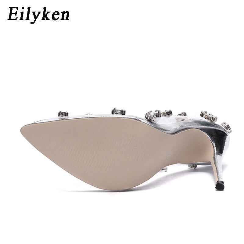 Eilyken Rivet Crystal Pumps – Striking Elegance for Every Special Occasion