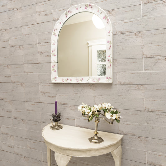 Funlife City Lights Thickened Brick Stickers American Retro Lace Wood Grain Self-Adhesive Decorative Wall Stickers