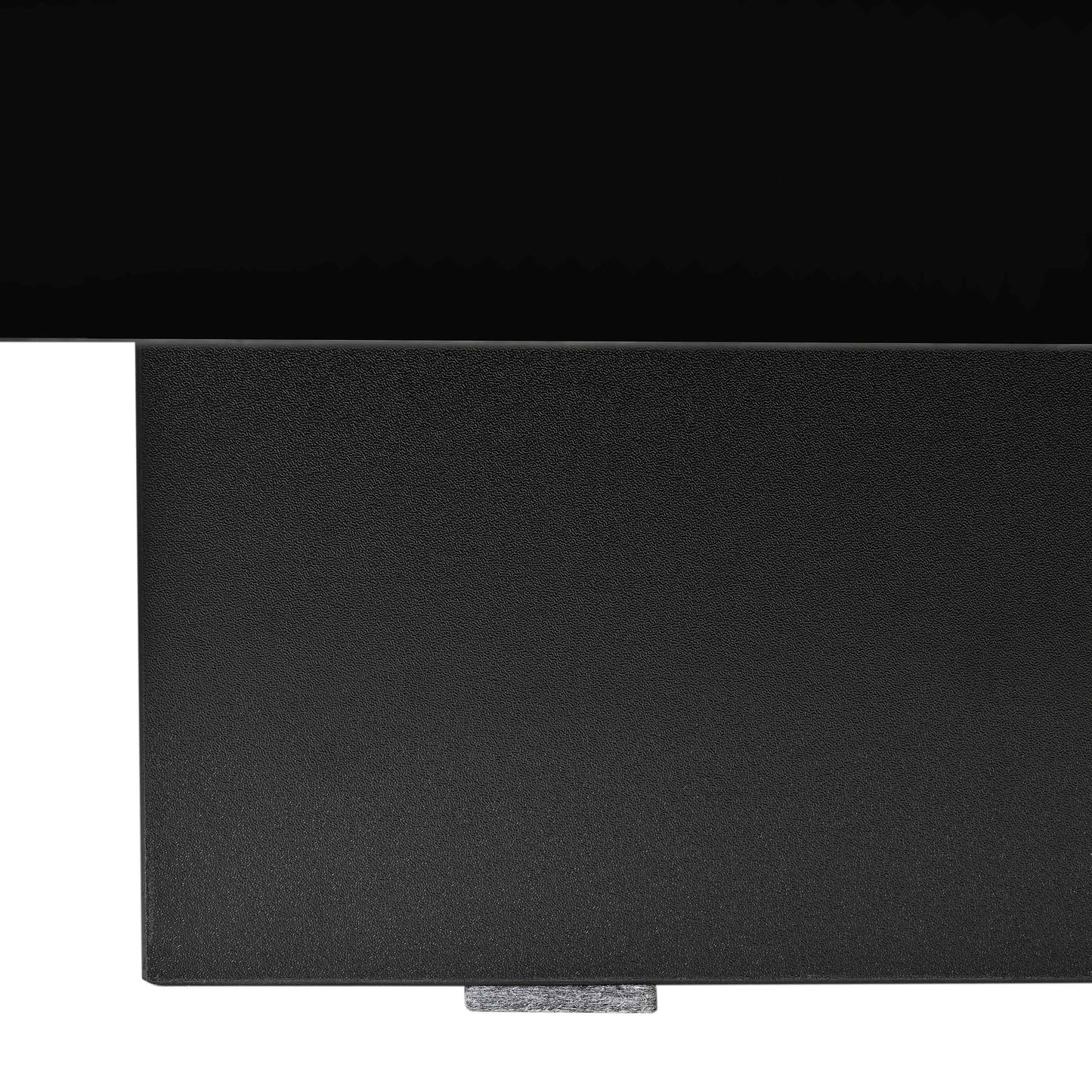 Modern High Gloss Coffee Table - 80cm Square with Sliding Top & Hidden Storage (Black) - Shello's Creative Boutique