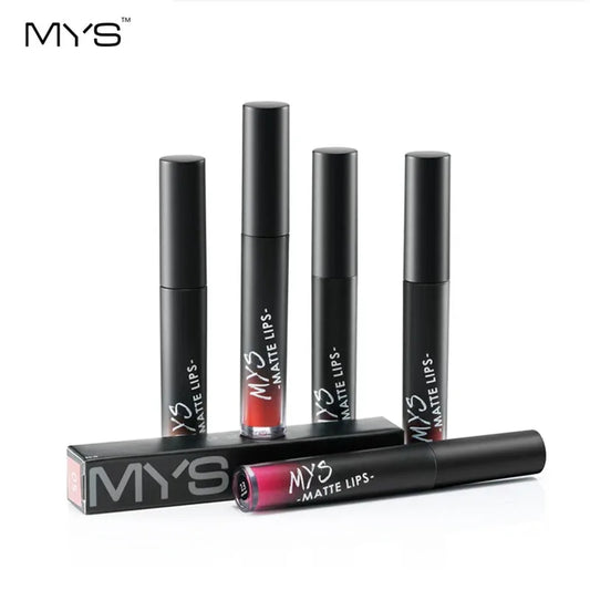 MYS Brand Makeup Matte Liquid Lipstick Tint Waterproof Make Up Long Lasting Lip Stick Nude Lip Gloss Cosmetics Batom - Shello's Creative Boutique