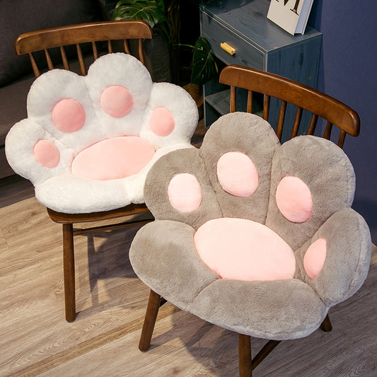 1PC 2 Sizes Soft Paw Pillow Animal Seat Cushion Stuffed Plush Sofa Indoor Floor Home Chair Decor Winter Children Girls Gift eprolo