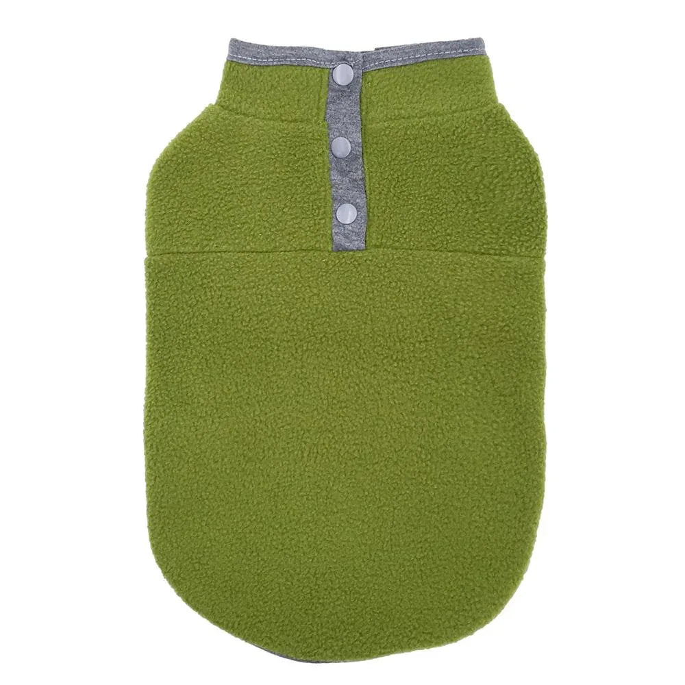 Cozy Winter Dog Sweater - Soft Fleece Pet Jacket for Small to Large Dogs - Shello's Creative Boutique