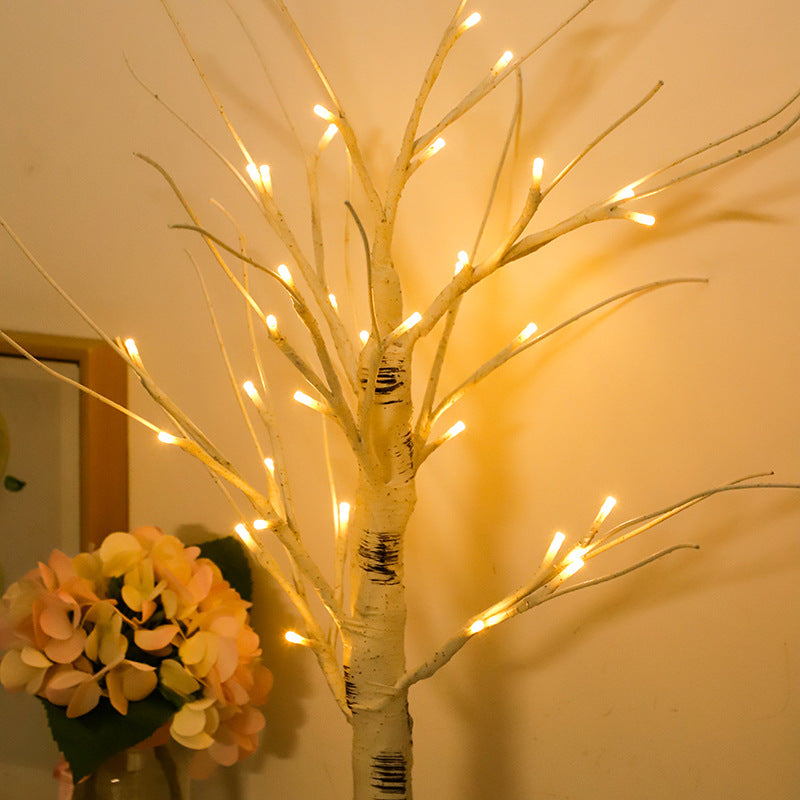 LED Birch Tree Lights Christmas Epithelium Simulation Luminous Tree Lights USB Landscape Decoration Night Lights eprolo