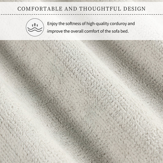 U_STYLE Convertible Soft Cushion Sofa Pull Bed ,for Two People to Sit On eprolo