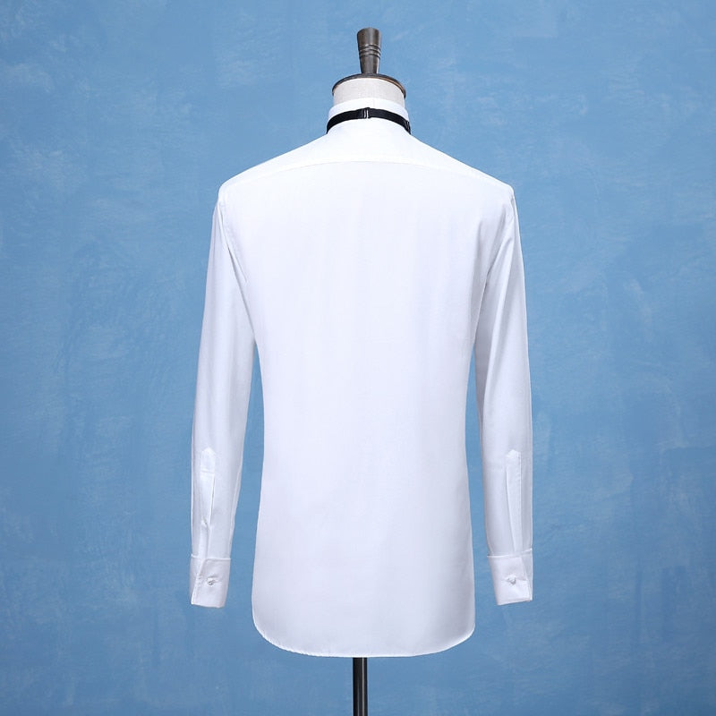 Groom Tuxedos Shirts Best Man Groomsmen White Black or Red Men Wedding Shirts Formal Occasion Men Shirts Shello Creative Boutique