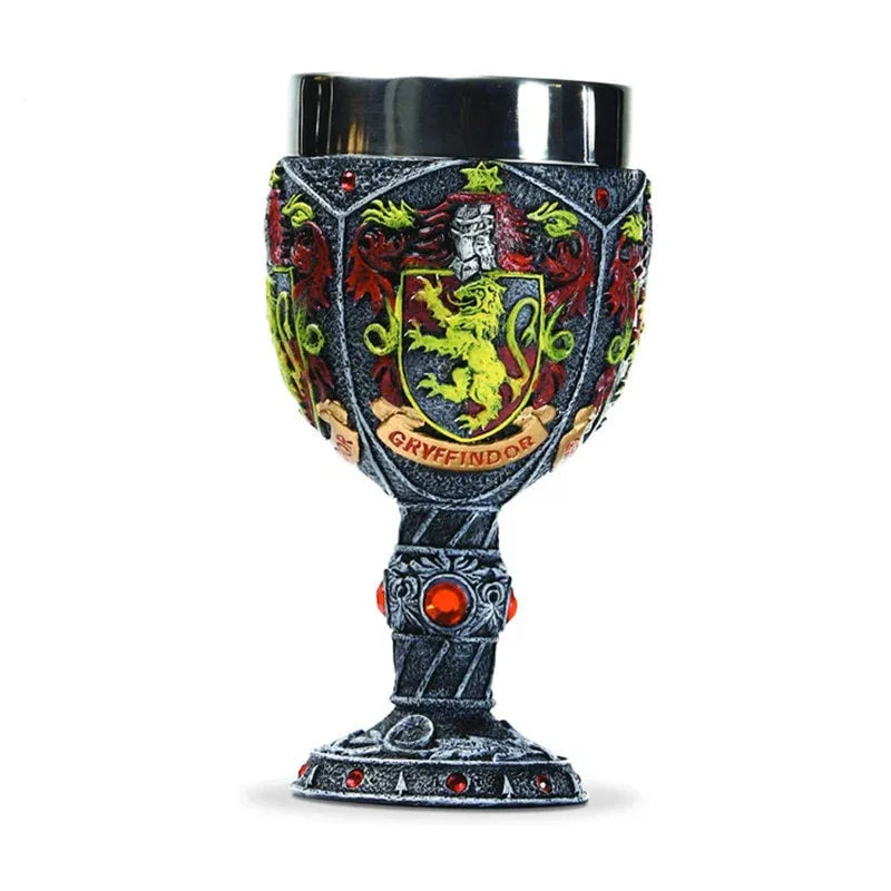 Creative Stainless Steel Goblet & 3D Resin Coffee Cup Artistic Goblet Resin Wine Glass Cups Drinkware Mugs - Shello's Creative Boutique