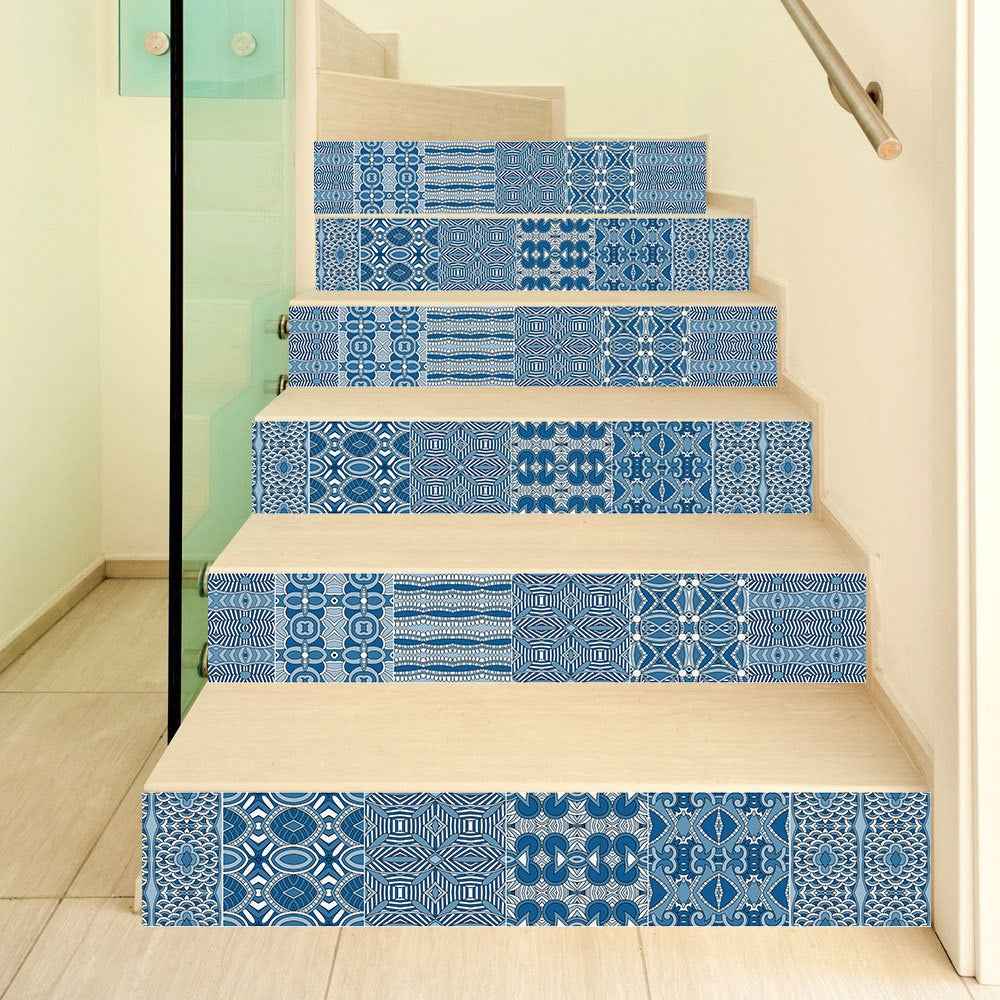 Self Adhesive Stair Stickers Waterproof PVC Wall Sticker DIY Decorative for Living Room