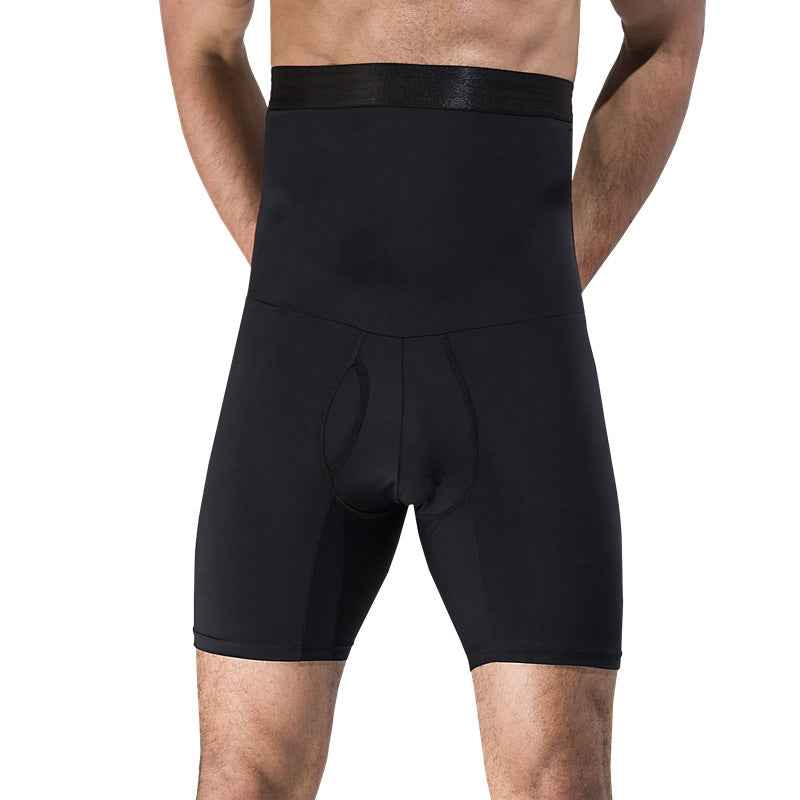 Men's Shapewear T-shirt for Abdomen Control and Belly Trimming Waist Trainer Corset
