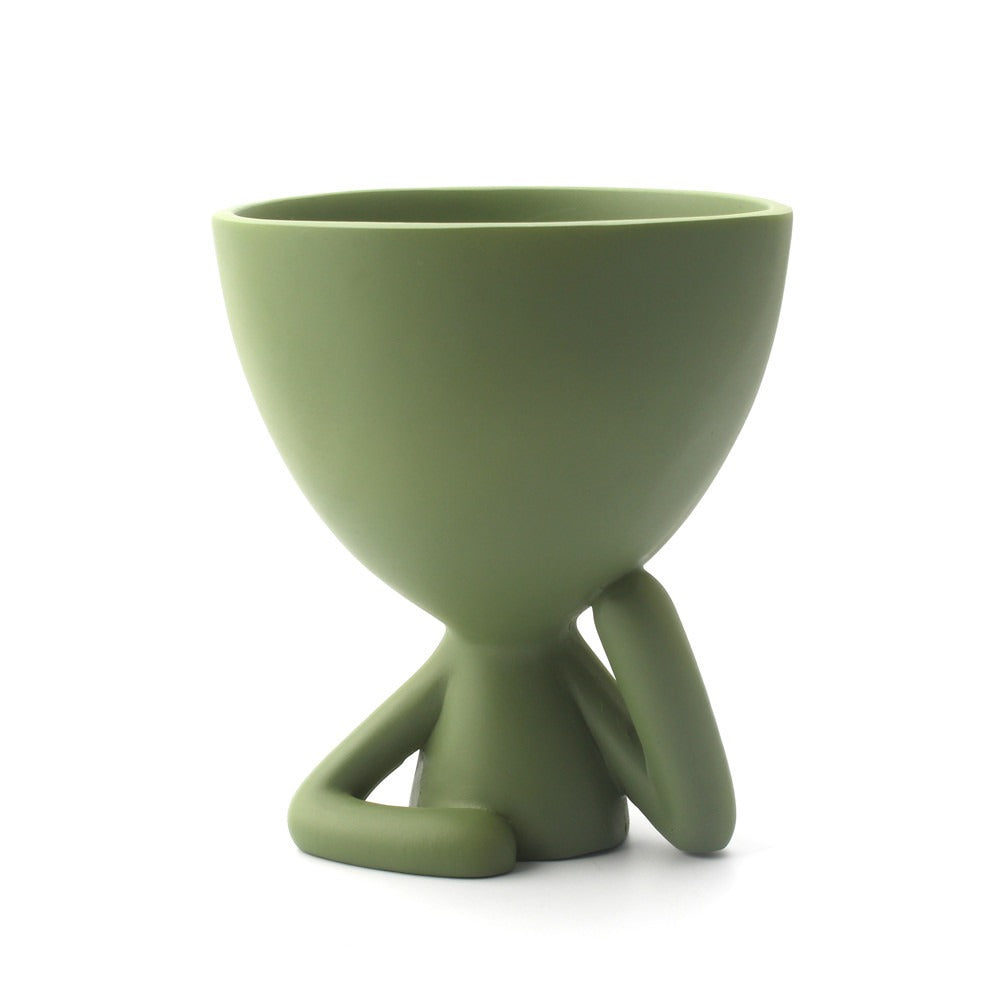 Cartoon cheek support abstract figurine desktop decoration creative home