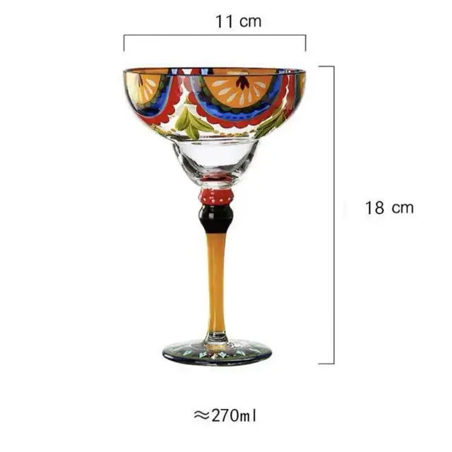 Colorful Wine Glasses Cups Cocktail Goblet Champagne Cup Glasses Bar Party Home DrinkWare Wedding Gifts Kitchen Accessories NEW - Shello's Creative Boutique