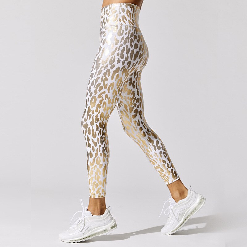 Leopard Leggings Women Yoga Pants High Waist Sports Tights Lycra Leggings Sport Fitness Leggins Mujer Legging Femme XXL XL eprolo