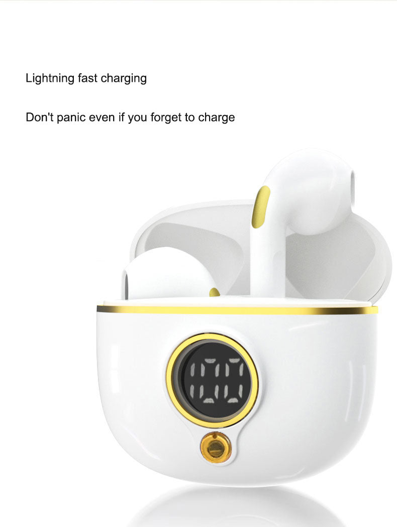 Sports Bluetooth earphones with semi in ear intelligent noise reduction and ultra long battery life, wireless Bluetooth earphone eprolo