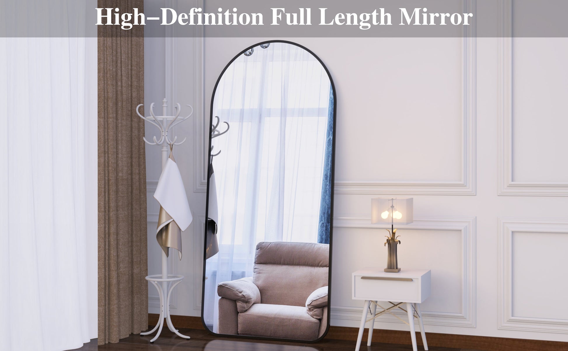 71"×32" Big Full Body Mirror for Bedroom Oversized Floor Mirror Large Standing Mirror Living Room Dressing Mirror Leaning Agains eprolo