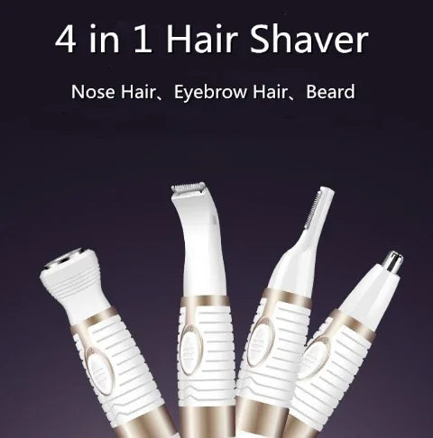 Men 4in1 grooming kit nose hair trimmer eyebrow beard trimer - Shello's Creative Boutique
