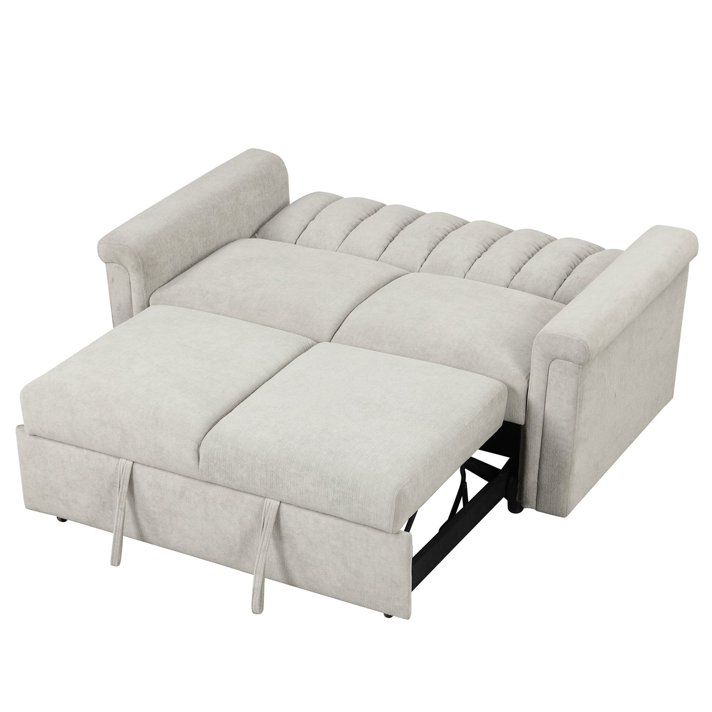 U_STYLE Convertible Soft Cushion Sofa Pull Bed ,for Two People to Sit On eprolo