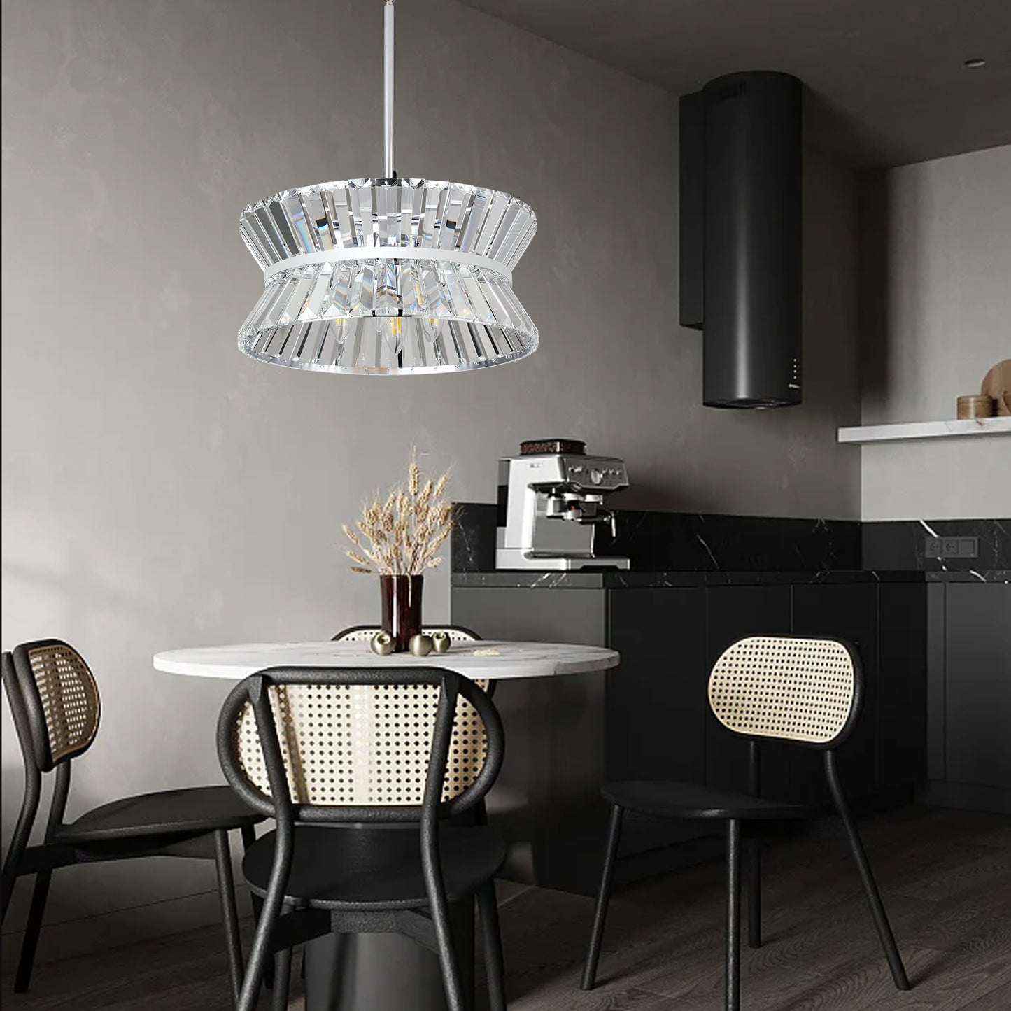 Modern Crystal Chandelier for Living-Room Round Cristal Lamp Luxury Home Decor Light Fixture eprolo